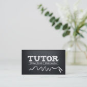 Math Tutor / Any Tutor Visitekaartje (Staand voorkant)