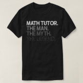 Math Tutor The Man Myth Legend Don Pullover (Design devant)
