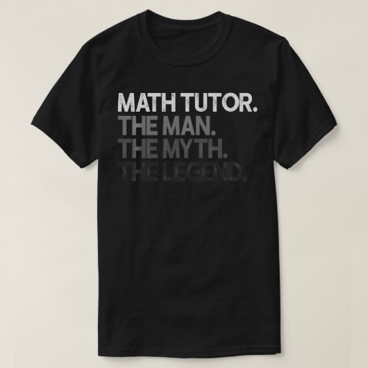 Math Tutor The Man Myth Legend Don Pullover (Design devant)
