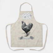 Mathemachicken Funny Wiskunde Chicken Pun Joke Schort (Voorkant)