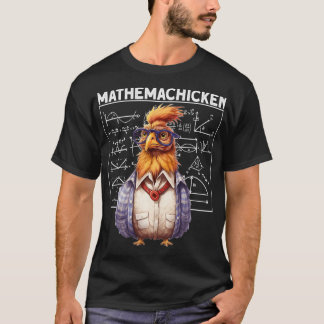 Mathemachicken Wiskunde kip T-shirt
