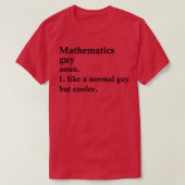 Mathematica Guy Funny Wiskunde Definition T-shirt (Design voorkant)