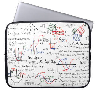 Mathematica op vel laptophoes laptop sleeve