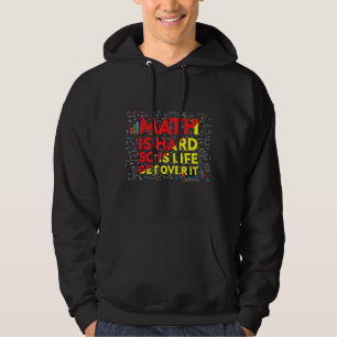 Mathematicaan Wiskunde is harde Wiskunde leraar kl Hoodie