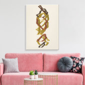 Mathematically Aligned Sculpture  Canvas Afdruk (Insitu (Woonkamer))