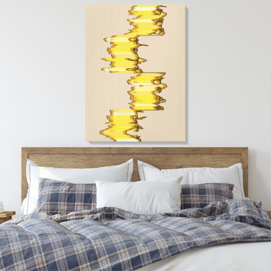 Mathematically Aligned Sculpture Canvas Afdruk (Insitu (Slaapkamer))