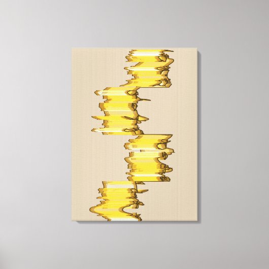 Mathematically Aligned Sculpture  Canvas Afdruk (Voorkant)