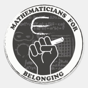 Mathématiciens pour autocollants de l'Appartenance
