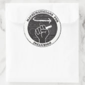Mathématiciens pour autocollants Inclusion (Sac)