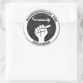 Mathématiciens pour autocollants Inclusion (Sac)