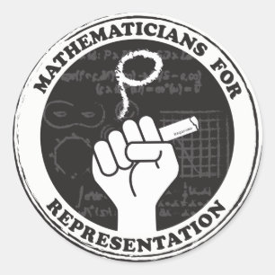 Mathématiciens pour des autocollants de