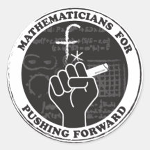 Mathématiciens pour pousser les autocollants