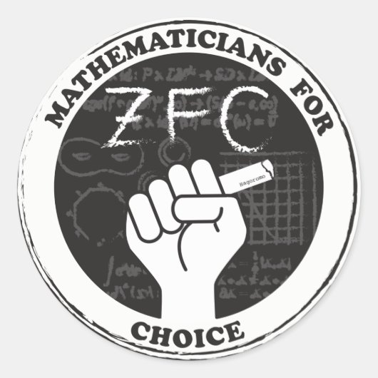 Mathématiciens pour Stickers Choice (Devant)