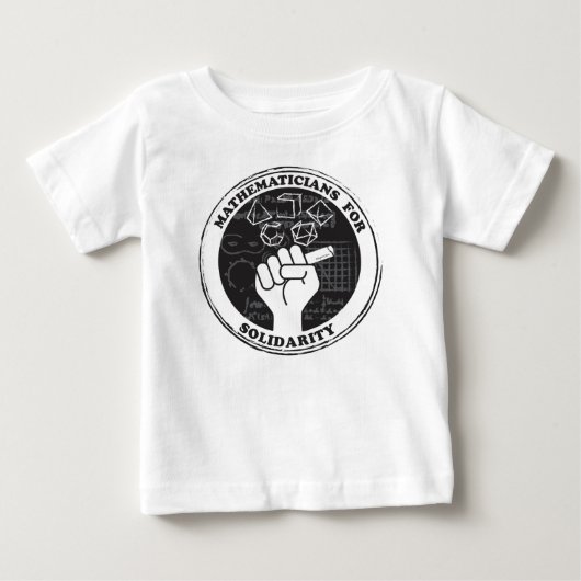 Mathématiciens pour T-shirt Solidarité - Bébé (Devant)