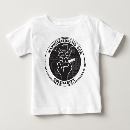 Mathématiciens pour T-shirt Solidarité - Bébé (Devant)