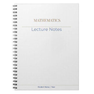 Mathematics Notebook – Minimal Academic Edition Notitieboek