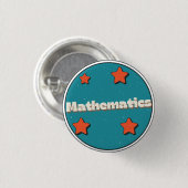 Mathematics Ronde Button 3,2 Cm (Voorkant /achterkant)