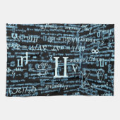 Mathematik Algebra Design Theedoek (Horizontaal)