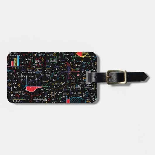 Mathematik Bagagelabel (Voorkant horizontaal)