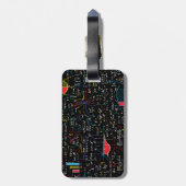 Mathematik Bagagelabel (Achterkant verticaal)