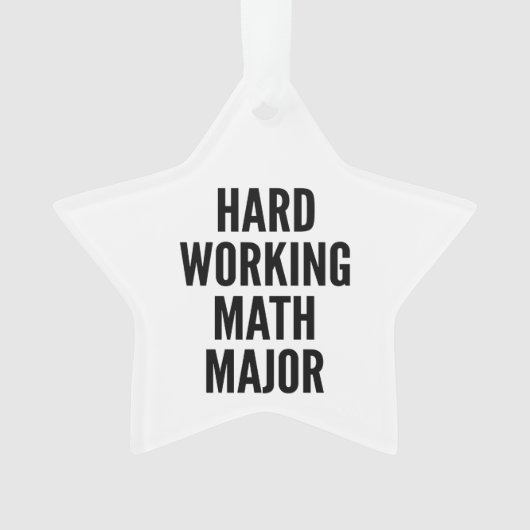Mathématiques de travail dur majeur (devant)