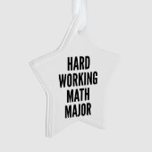 Mathématiques de travail dur majeur (devant)