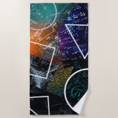 Mathématiques Formule Beach serviette (Devant)