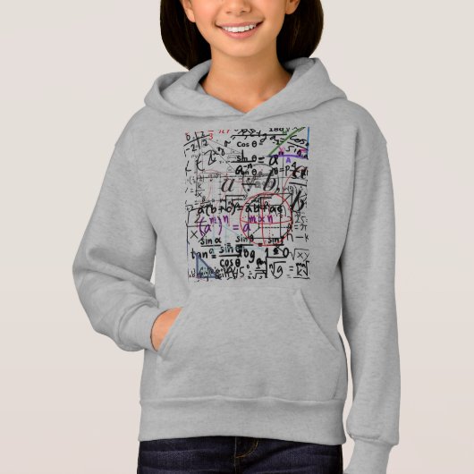 Mathématiques grises sweatshirts sweat - shirts à (Devant)