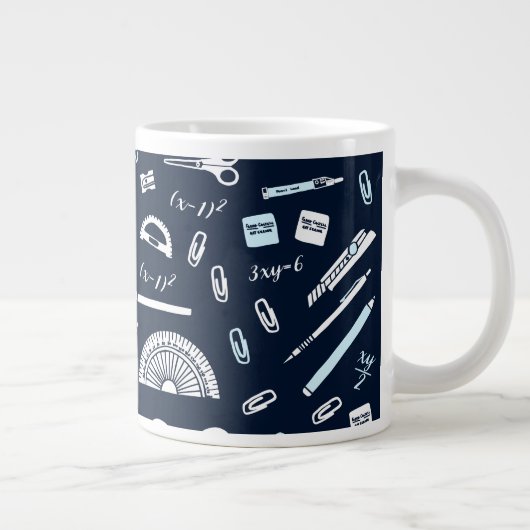 Mathématiques Jumbo Coffee Mug (Droite)