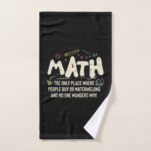 Mathématiques Mathématiques Mathématiques Math Ens (Serviette à main)