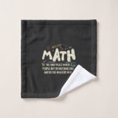 Mathématiques Mathématiques Mathématiques Math Ens (Gant de toilette)