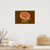 Mathematische formule van het stamboekvolume = Pi* Poster (Keuken)