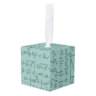 MaThematische Lovers, Wiskunde Formule, Wiskunde G Kubus Ornament