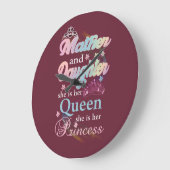 Mather en dochter is haar koningin. grote klok (Hoek)