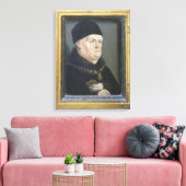 Matheron Diptych: portret van Rene I Canvas Afdruk (Insitu (Woonkamer))