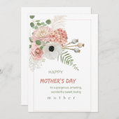 Mather's Day gefeliciteerd Kaart (Voorkant / Achterkant)