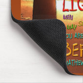 Mathew 5:14-16 vuurtoren 2 muismat (Hoek)