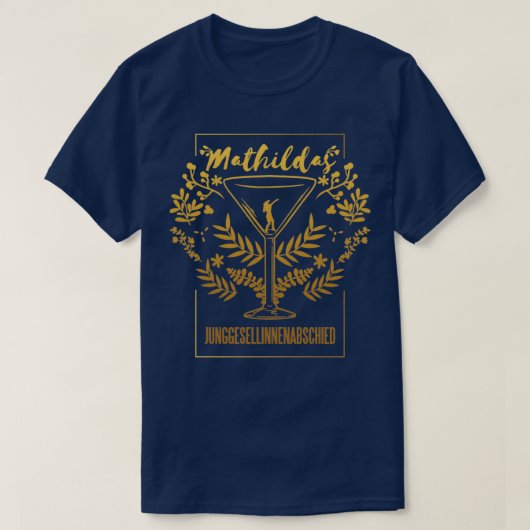 Mathilda's vrijgezellenfeest t-shirt (Design voorkant)