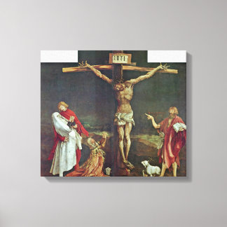 Mathis Grunewald Gothart - Crucifixe of Christus Canvas Afdruk