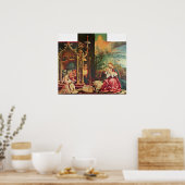 Mathis Grunewald Gothart - De geboorte van Christu Poster (Keuken)