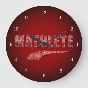 Mathlete Large Clock Grote Klok