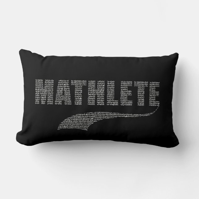 Mathlete Lumbar Pillow Kussen (Voorkant)