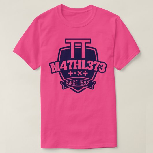 Mathlete Mono T-shirt (Design voorkant)