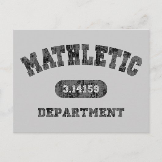 Mathletic Department Briefkaart (Voorkant)
