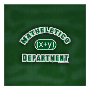 Mathletics Department Green Perfect Poster
