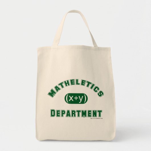 Mathletics Department Tote Bag (Voorkant)