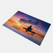 Mathons Zee Food Restaurant, Waukegan, Illinois Deurmat (Schuin)