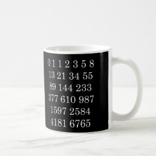 Maths faites sur commande de tasse de Fibonacci de