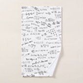Maths Formules et chiffres Salle de bain (Serviette à main)