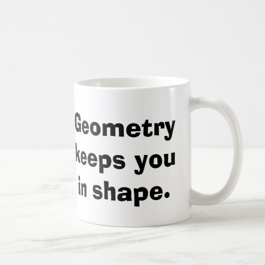 Maths Geometry Mug (Droite)